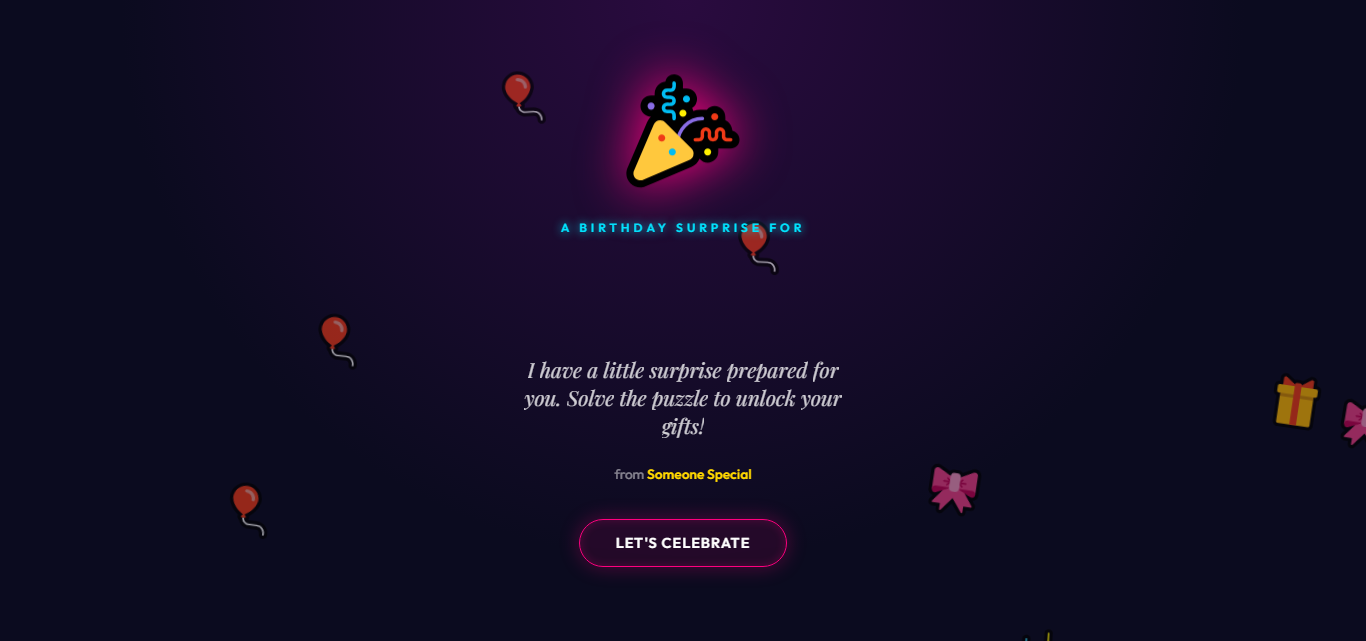 Midnight Confetti Surprise 🎉